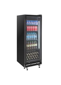 Réfrigérateur à boissons GKS-230, volume de la chambre froide 230 litres, 4 étagères réglables, éclairage intérieur, verrouillable, noir|