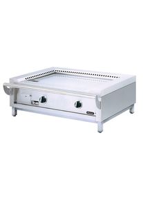 Grill Teppanyaki - au gaz - plaque de grill TP 12/JGP en acier inoxydable - appareil à poser | Professionnel | HoReCa | CHR