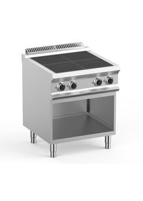 MBM Cuisinière électrique Dexion Lux 700 - 70/73, plaques de cuisson carrées abaissées| Professionnel | HoReCa | CHR