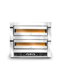 Four à pizza GMG Firino 4 + 4 x 30 cm avec thermomètre| Professionnel | HoReCa | CHR