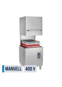 Lave-vaisselle à capot ECO 50x50 cm Dimensions du panier, avec doseur de détergent et de produit de rinçage, avec pompe de vidange, Made in Europe,