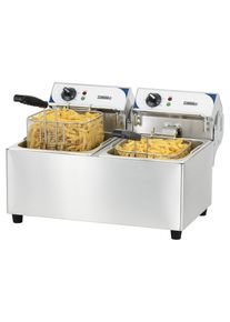 Casselin Friteuse électrique 2 x 7 litres| Professionnel | HoReCa | CHR