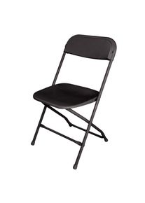 Chaises pliantes Bolero noires (Lot de 10)| Professionnel | HoReCa | CHR
