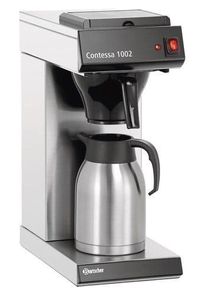 Bartscher Machine à café "Contessa 1002" - Machines à café filtre Gastro 230 V 1,4 kW, 0-25 tasses/h, 1 plaque chauffante| Professionnel | HoReCa |