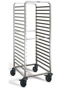 Chariot à étagères Blanco RWR 161 PA à roulettes| Professionnel | HoReCa | CHR