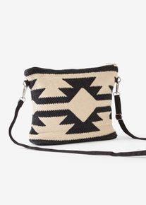 Borsa a tracolla in tela - Beige - Taglia 21x24,5 cm - bonprix