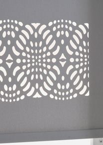 Tenda a rullo filtrante con fascia decorativa - Grigio - Taglia 1 (Alt. / largh. 130/40 cm) - bonprix