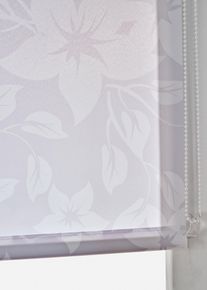 Tenda a rullo filtrante in fantasia floreale - Grigio - Taglia 1 (Alt. / largh. 150/45 cm) - bonprix