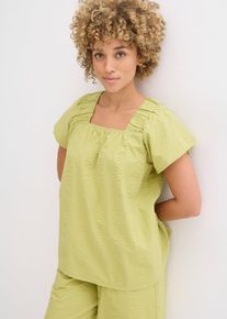 Tunica in seersucker di cotone - Verde - Taglia 50 - bonprix