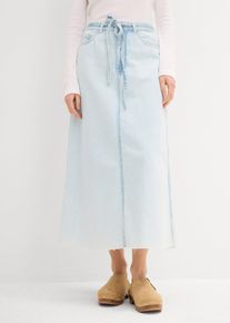 Gonna midi in jeans super soft vita media - Blu - Taglia 54 - bonprix