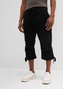 Pinocchietti cargo extra larghi, Nero, Taglia 52, bonprix