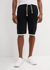 Bermuda cargo lunghi in felpa - Nero - Taglia 52/54 (L) - bonprix