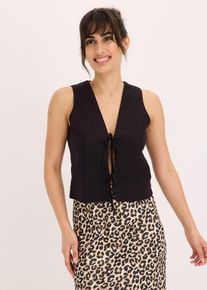 Gilet con fiocchi - Nero - Taglia 48 - bonprix