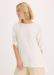 Tunica operata con bordi in pizzo - Bianco - Taglia 42 - bonprix