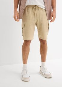 Bermuda in mussola leggera regular fit - Beige - Taglia 50 - bonprix