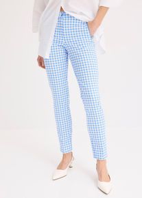 Pantaloni a quadri Vichy, Blu, Taglia 46, bonprix