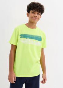 T-shirt dans des coloris mode - jaune - taille 140/146 - 100% coton - bonprix