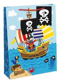 Sacchetto regalo nave pirata 25,3 cm