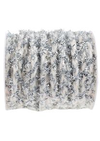 Santex Glittersnöre silverfärgat 3m x 0,5cm