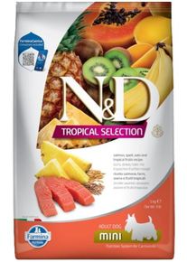 Farmina N&D dog TROPICAL SELECTION (AG) adult mini, salmon granule pre psy 1,5kg
