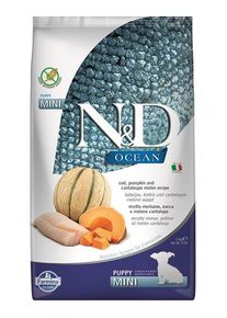 Farmina N&D dog OCEAN PUMPKIN (GF) puppy mini, cod & cantaloupe melon 2,5kg