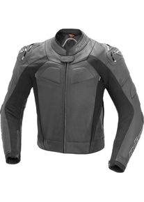 B&uuml;se B&uuml;se Assen, leather jacket , color: Black/Grey , size: 58