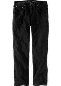 Carhartt Rugged Flex Relaxed Straight, jeans , kleur: zwart , maat: W42/L32