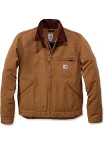 Carhartt Duck Detroit, textile jacket , color: Brown , size: M