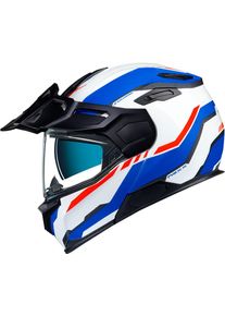 Nexx X.Vilijord Continental, flip up helmet , color: White/Blue/Red , size: XS