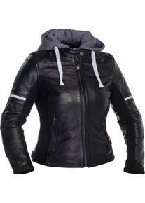 Richa Toulon 2, leather jacket women , color: Black , size: 38