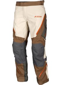 Klim Badlands Pro, textile pants Gore-Tex , color: Light Brown/Beige/Grey/Orange , size: Short 36