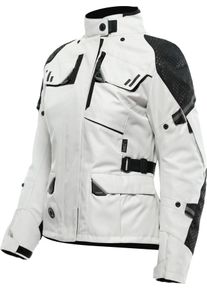 Dainese Ladakh 3L, textieljas D-Dry dames , kleur: lichtgrijs/zwart , maat: 50