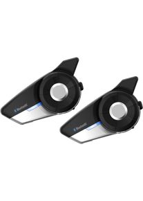 SENA 20S Evo HD S21, communicatiesysteem tweelingset , kleur: zwart