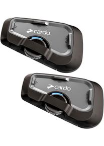 Cardo Freecom 4x, communicatiesysteem tweelingset , kleur: zwart