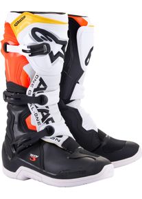 Alpinestars Tech 3 S23, laarzen , kleur: Zwart/Wit/Neon-Rood/Geel , maat: 5 US