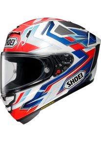 Shoei X-SPR Pro Escalate, full face helmet , color: White/Red/Blue/Grey , size: XL