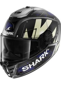 SHARK Spartan RS Stingrey, integraalhelm , kleur: Mat Donkergrijs/Donkergrijs/Blauw , maat: XS