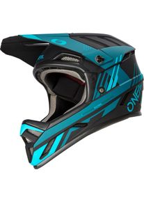 O Neal ONeal Backflip Strike S23, casco de bicicleta , color: Mate Negro/Turquía , tamaño: XL