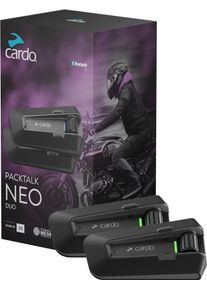 Cardo Packtalk Neo, communicatie systeem twin set , kleur: zwart