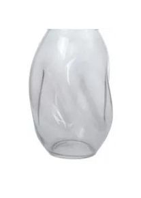 Kayoom Vase , Grau , Glas , zylindrisch , 15x25x15 cm , mundgeblasen, handgemacht , Dekoration, Vasen, Glasvasen