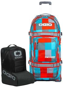 Ogio RIG 9800 Pro, uitrustingstas , kleur: Blauw/Lichtblauw/Rood , maat: 125 L
