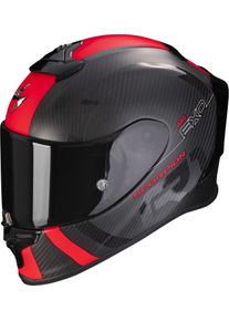 Scorpion EXO-R1 Evo Carbon Air MG, integraalhelm , kleur: Mat-Zwart/Rood , maat: M
