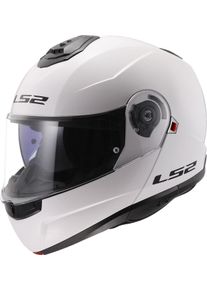 LS2 FF908 Strobe II Solid, casco ribaltabile , colore: Bianco , dimensione: L