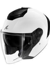 SHARK RS Jet Blank, jethelm , kleur: Wit , maat: L