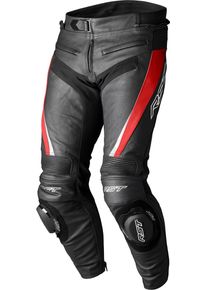RST TracTech Evo 5, leather pants perforated , color: Black/Red , size: L
