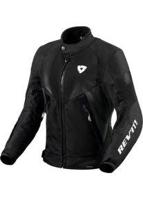 Revit Control H2O, waterdichte dames textieljas , kleur: zwart/donkergrijs , maat: 34
