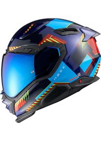 Nexx X.WST3 Fluence, integraalhelm , kleur: Mat Zwart/Grijs/Rood , maat: L