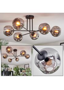 hofstein Ripoll Plafondlamp, Kogellampje Rookkleurig, 6-lichts
