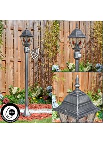 hofstein Naofe path light black, silver, 1-light source, Motion sensor