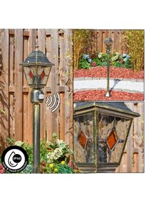 hofstein Naofe path light brown, gold, 1-light source, Motion sensor